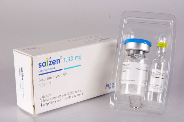 Saizen human growth hormone